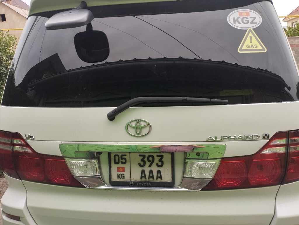 Toyota Alphard: 2007 г., 3 л, Автомат, Газ, Минивэн: фото 4