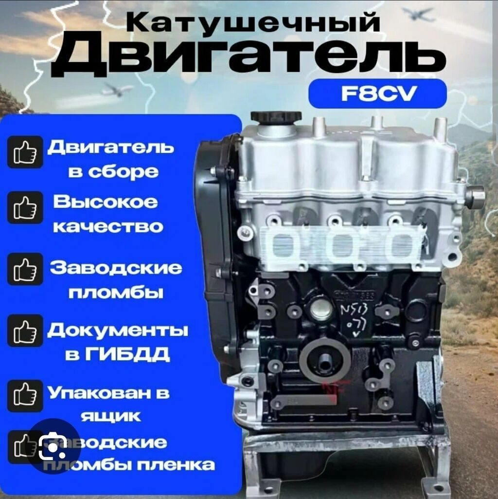 Катушечный двигатель F8CV 0.8 для Daewoo/GM Matiz - Полный комплект: фото 1
