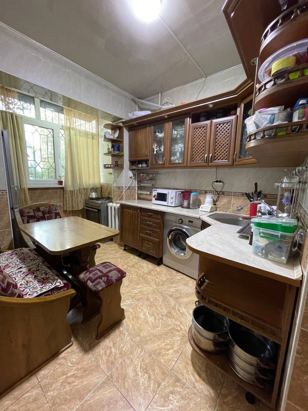 3 комнаты, 79 м², Таш-Рабат ТРЦ 105 серия, 1 этаж, Косметический ремонт: фото 5