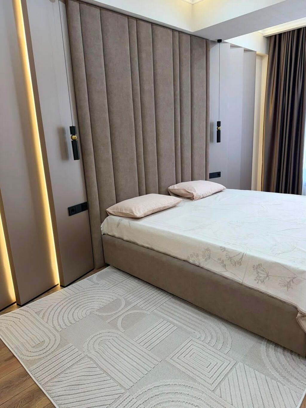 3 комнаты, 82 м², Асанбай мкр Элитка, 9 этаж, Евроремонт: фото 2