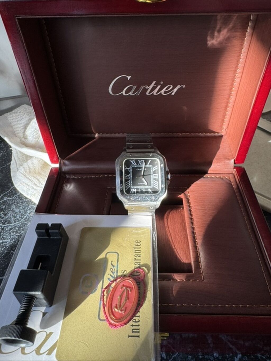 Классические часы часы, Cartier, Швейцария, Оригинал, Мужские, Б/у: фото 2