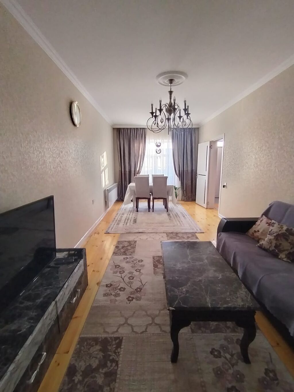 4 otaqlı, 115 kv. m, Kredit yoxdur, Yeni təmirli