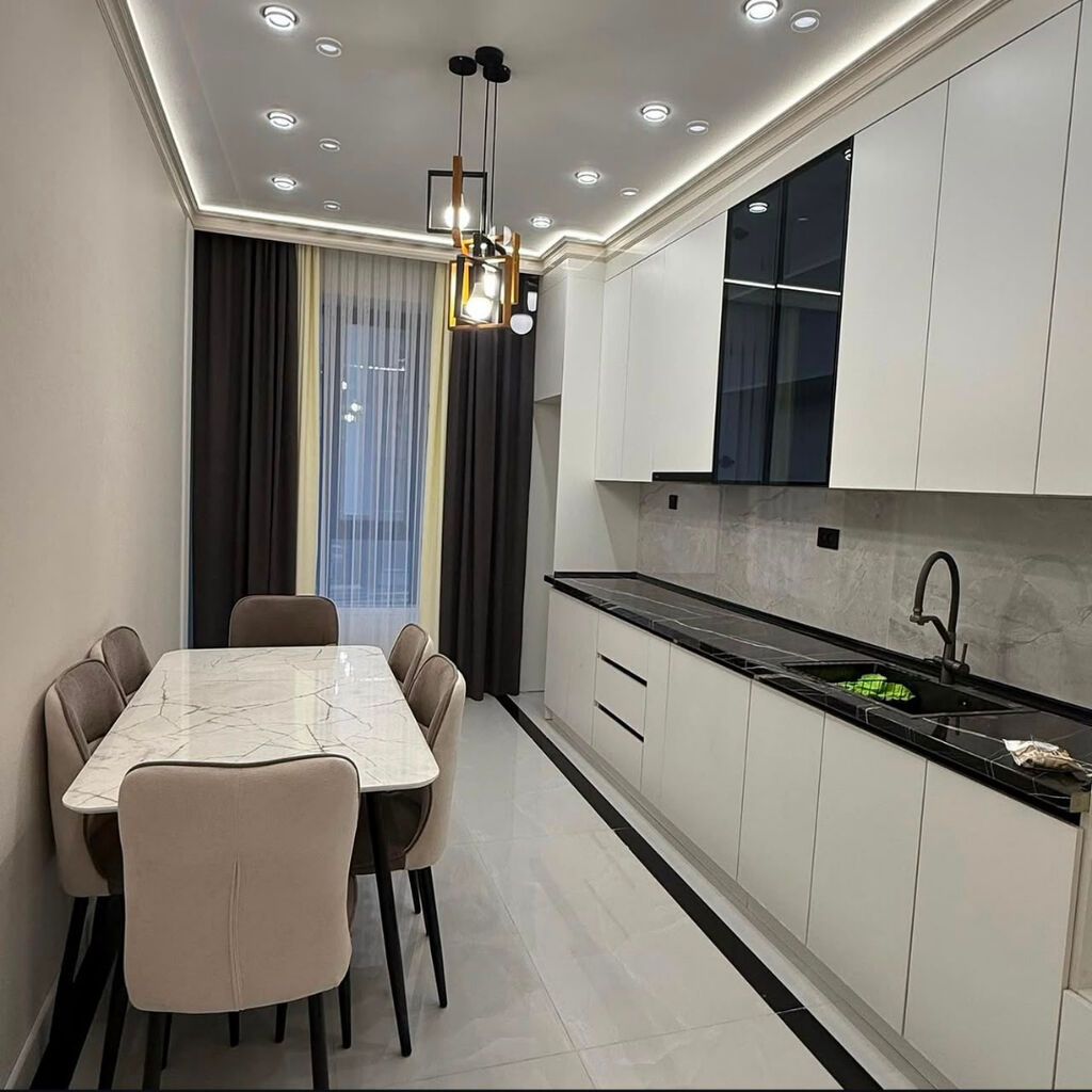 2 комнаты, 77 м², Асанбай мкр Элитка, 2 этаж, Дизайнерский ремонт: фото 4