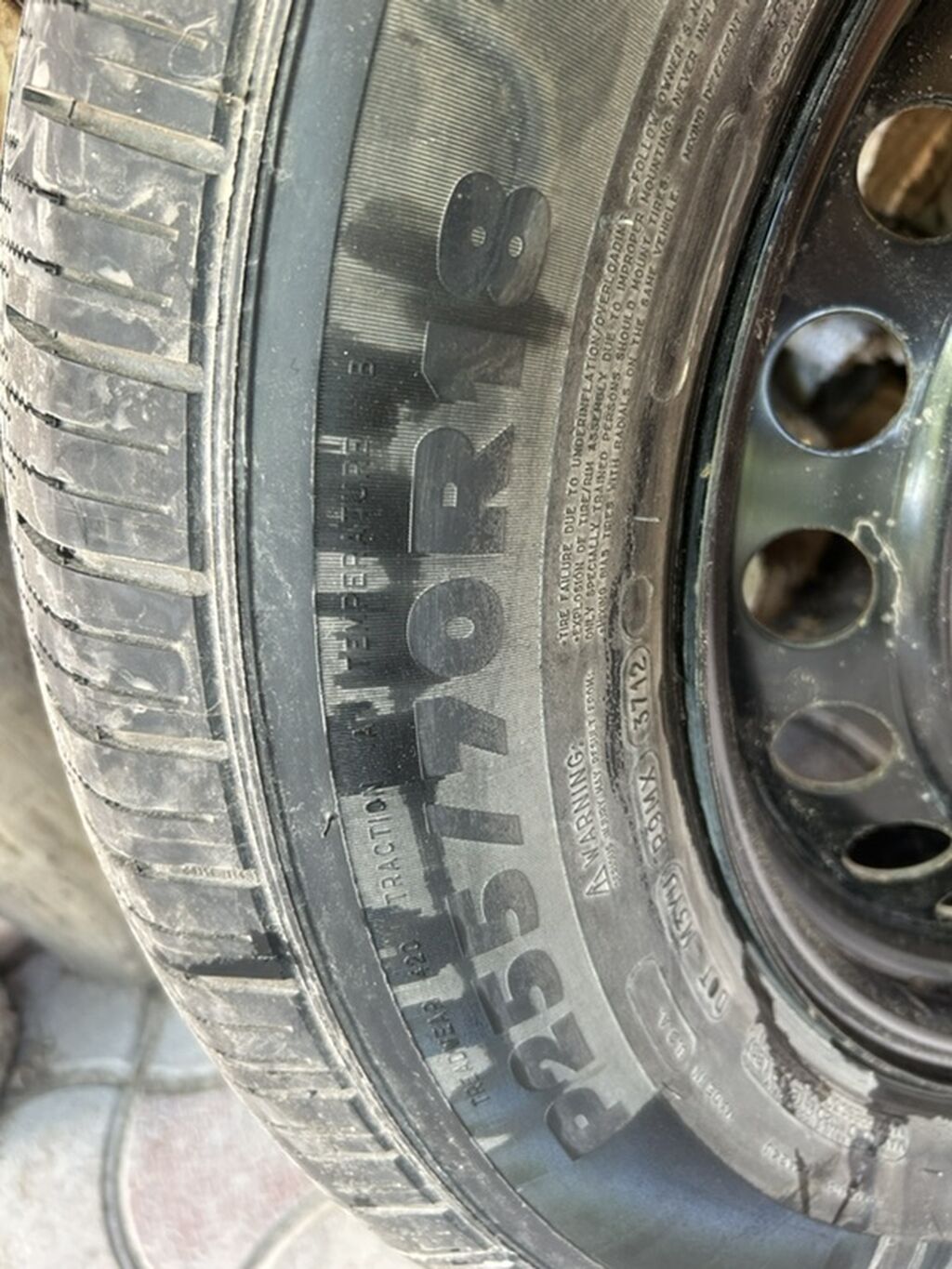 Колесо в сборе: шина Michelin + стальной штампованный диск: фото 1