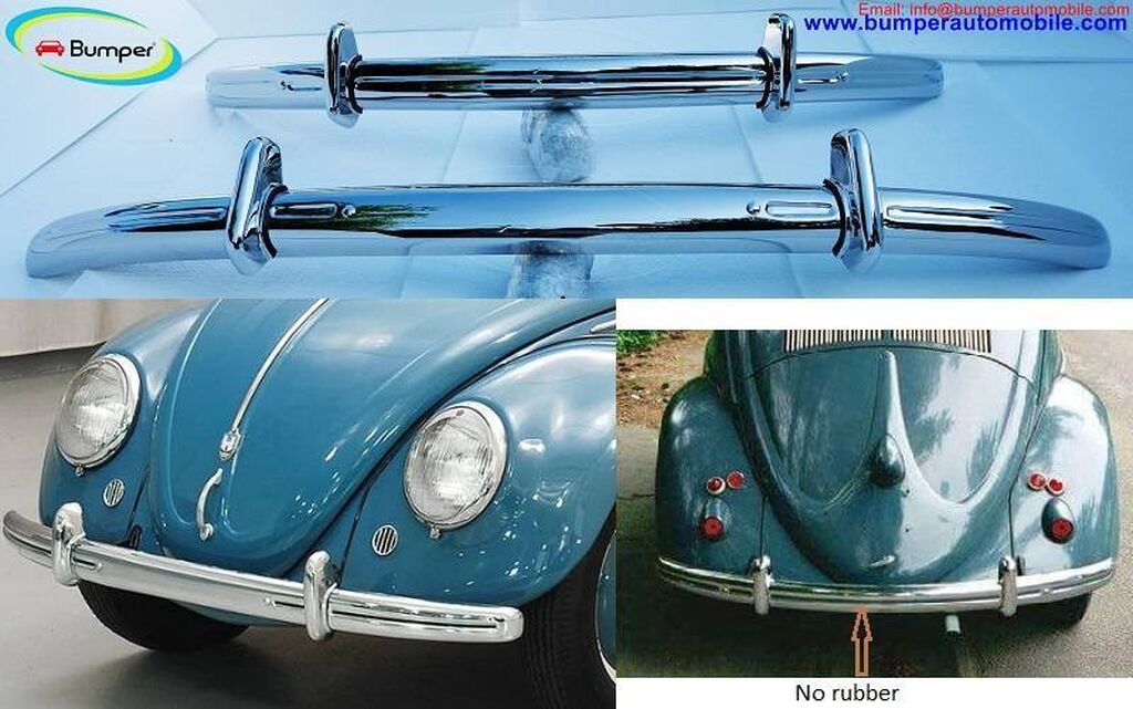 Volkswagen Beetle Split bumper (1930 – 1956) by stainless Negotiable | ad created 26 July 2022 10:36:56: Volkswagen Beetle Split bumper (1930 – 1956) by stainless steel (VW