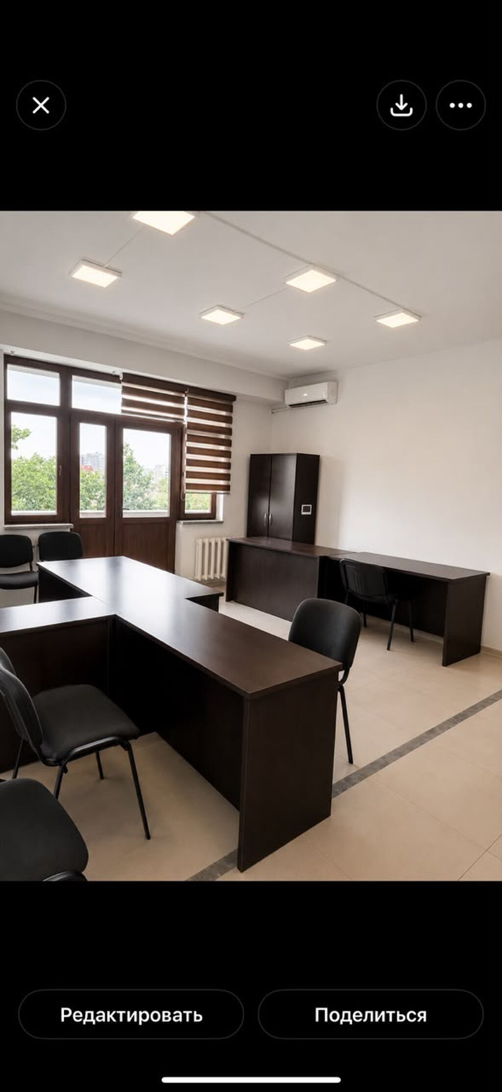 Аренда офисов, 150 м², В бизнес центре, С видом на горы, 1 линия, С оборудованием