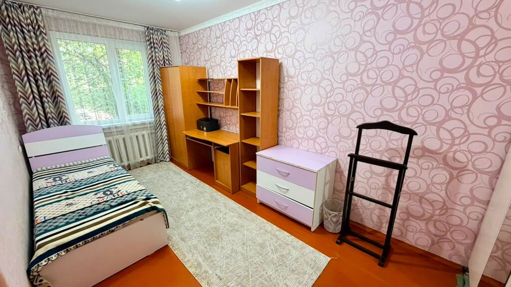 3 комнаты, 58 м², Центральная мечеть 104 серия, 1 этаж, Косметический ремонт: фото 5