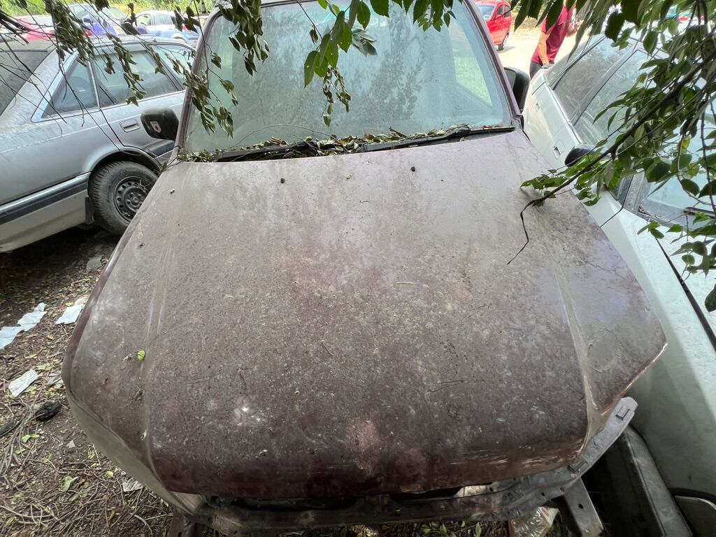 Honda CR‑V I поколение (правый руль), бордовый цвет, пятидверный: фото 3