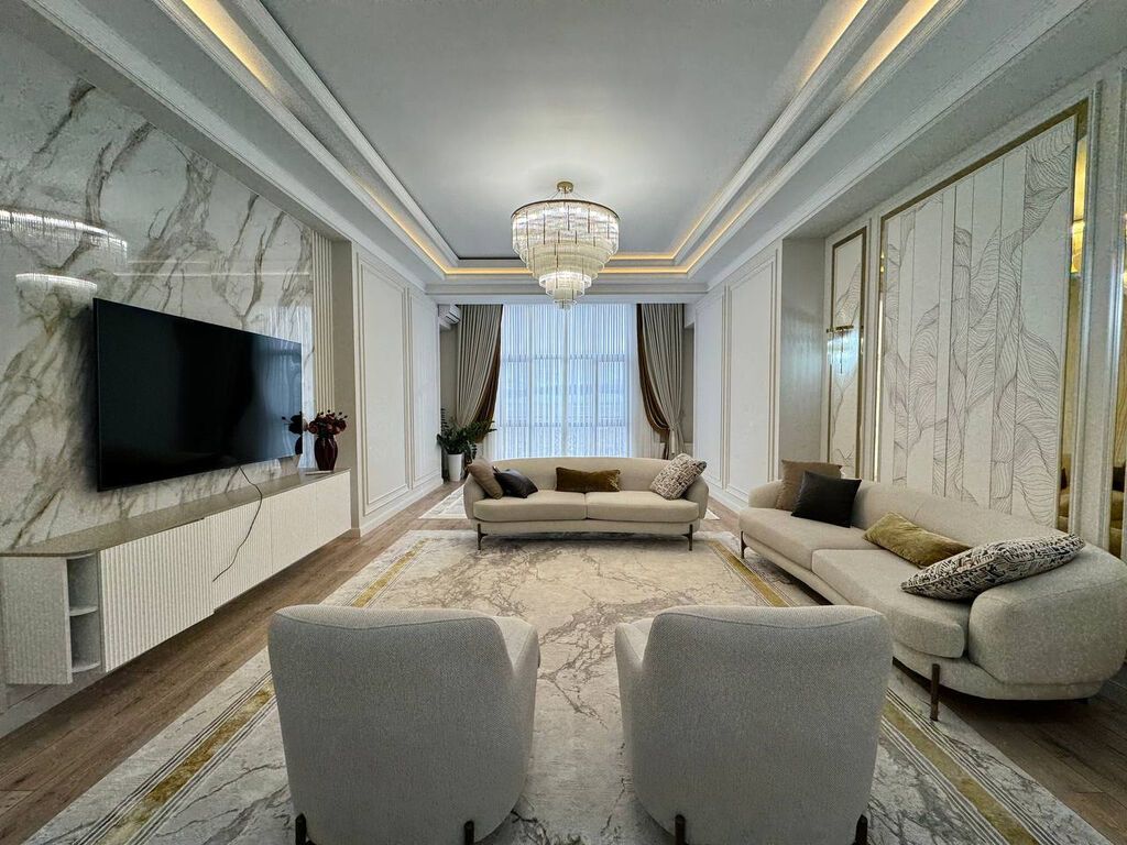 4 комнаты, 184 м², ул. Чынгыз Айтматова Элитка, 4 этаж, Дизайнерский ремонт: фото 7