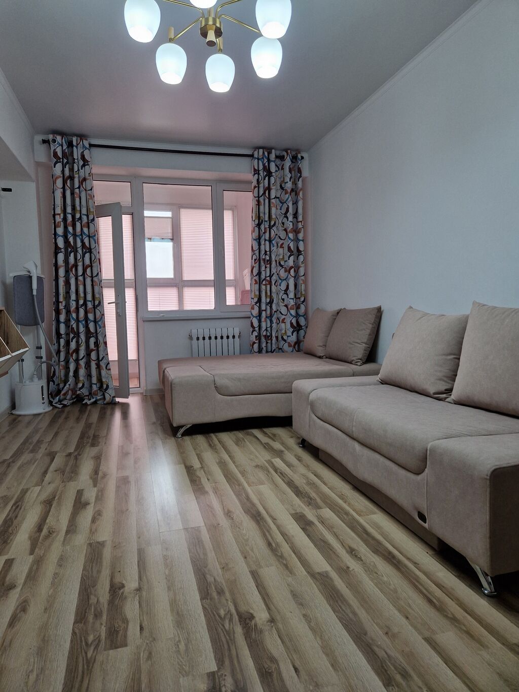 1 комната, 42 м², Тунгуч мкр Элитка, 5 этаж, Свежий ремонт: фото 2