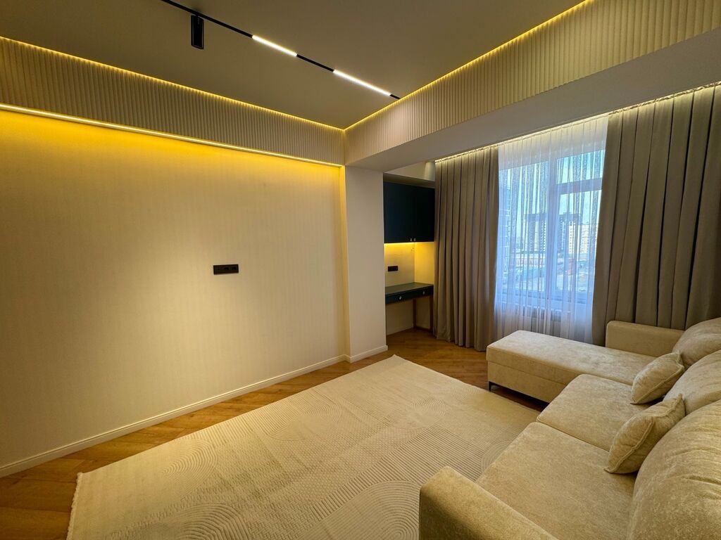 1 комната, 43 м², Асанбай мкр Элитка, 7 этаж, Евроремонт: фото 4