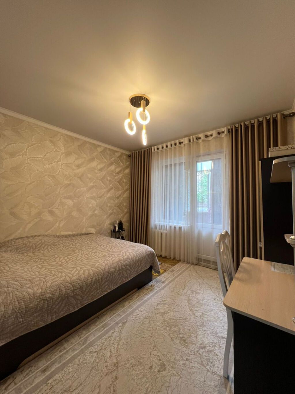 3 комнаты, 66 м², Аламедин-1 мкр 105 серия, 1 этаж, Евроремонт: фото 8