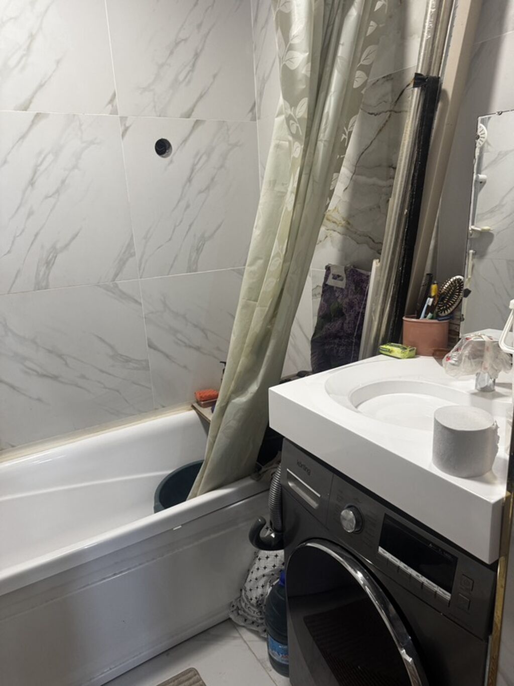 1 комната, 40 м², Дордой Моторс рынок Индивидуалка, 5 этаж, Свежий ремонт: фото 4
