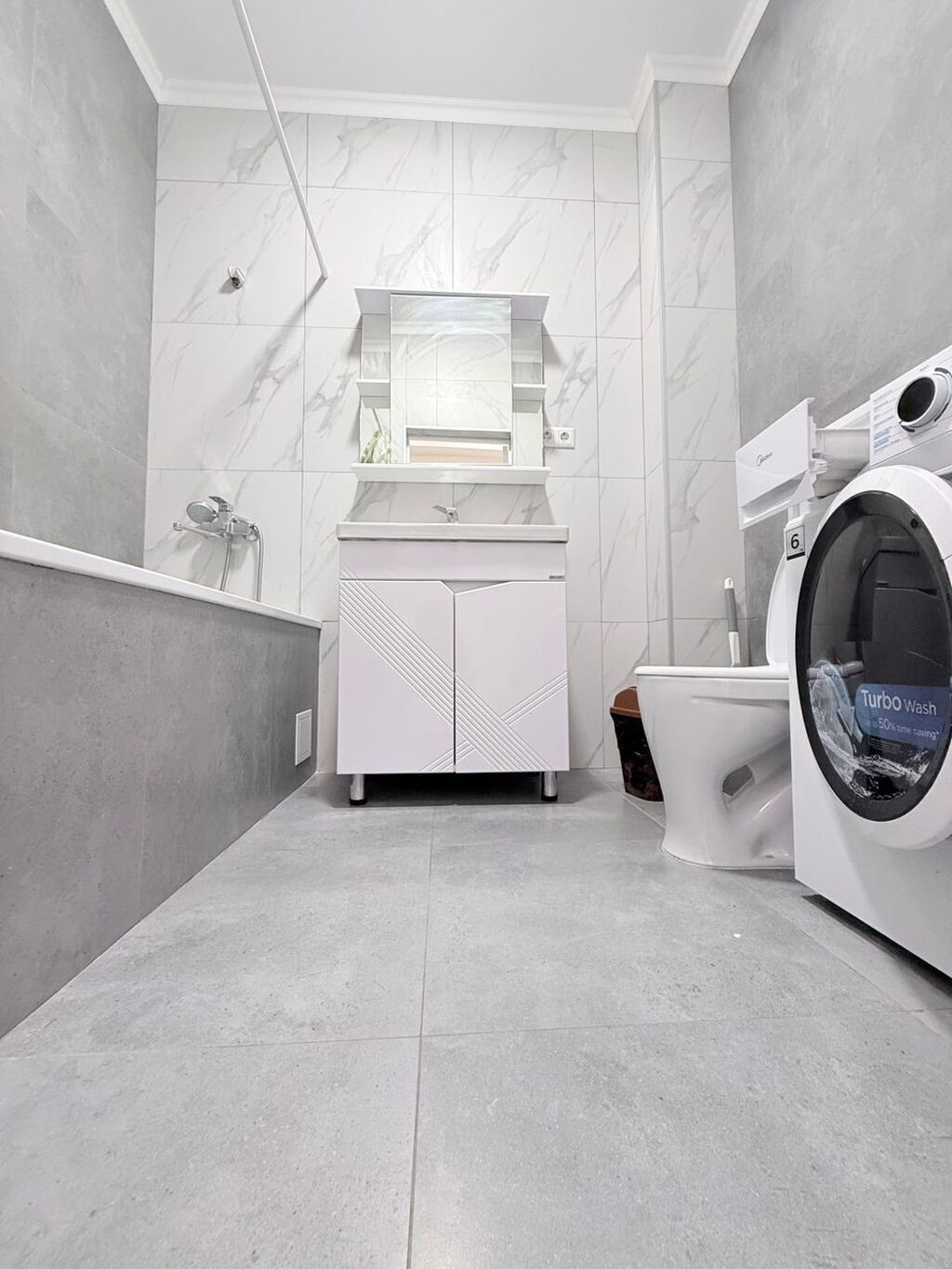 2 комнаты, 51 м², Ала-Арча ТРЦ Элитка, 12 этаж, Евроремонт: фото 7