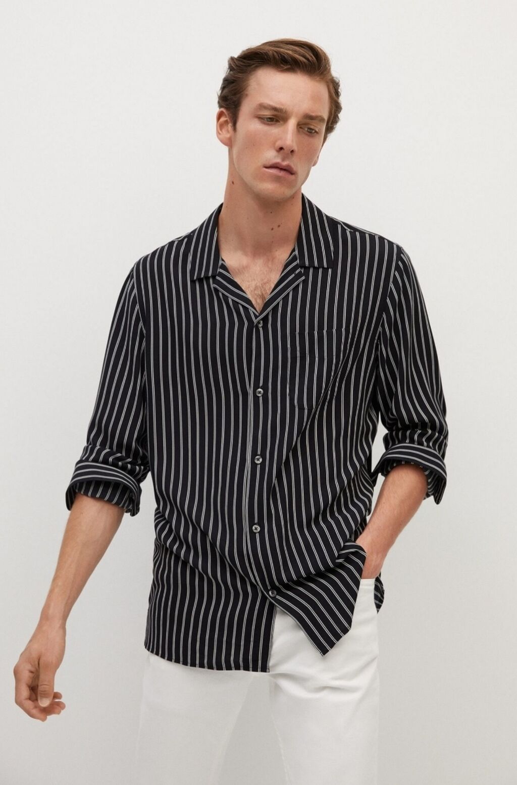 Струящаяся рубашка regular fit Линия Casual. Regular fit. Струящаяся: фото 1