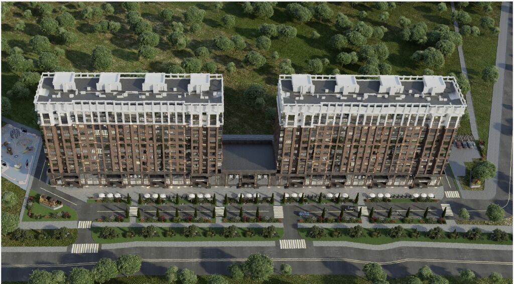 2 комнаты, 75 м², парк Фучика Элитка, 11 этаж, ПСО (под самоотделку): фото 3