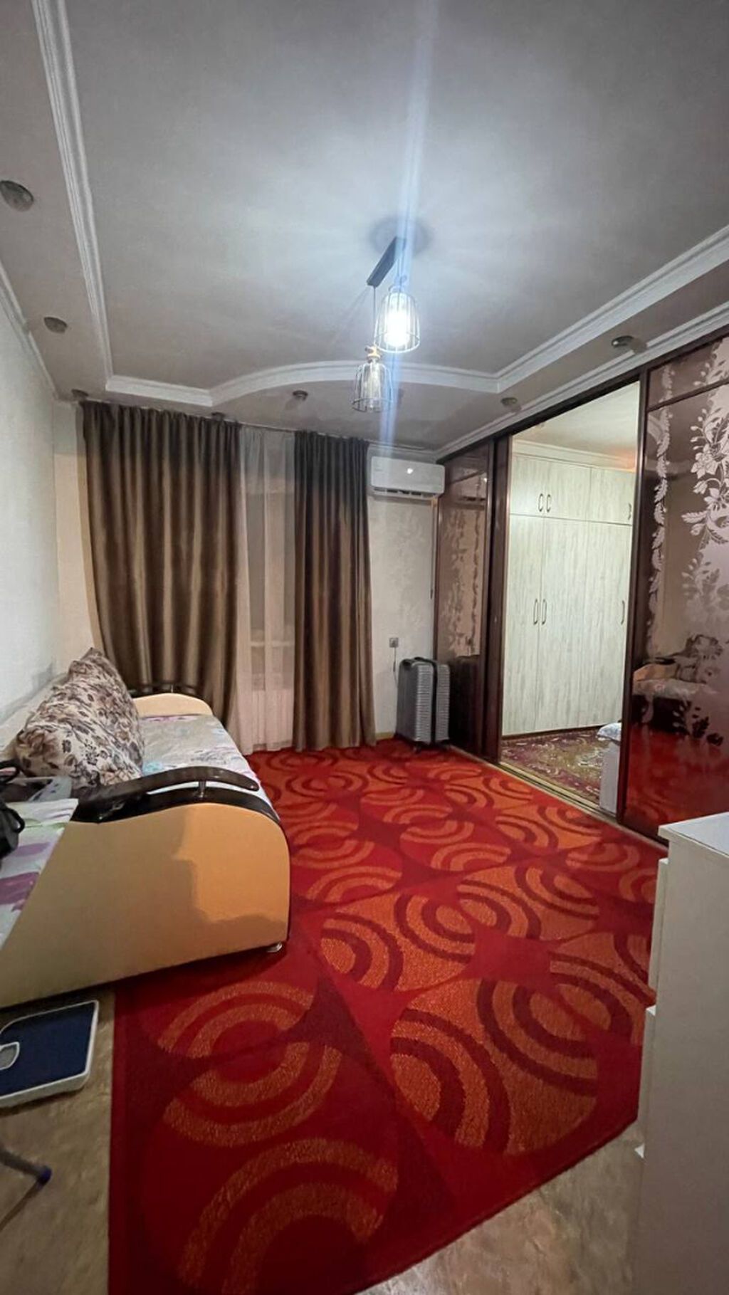1 комната, 33 м², Пишпек Хрущевка, 3 этаж, Евроремонт: фото 3
