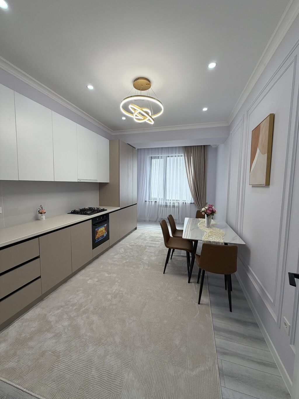 1 комната, 53 м², Асанбай мкр Элитка, 7 этаж, Дизайнерский ремонт: фото 5