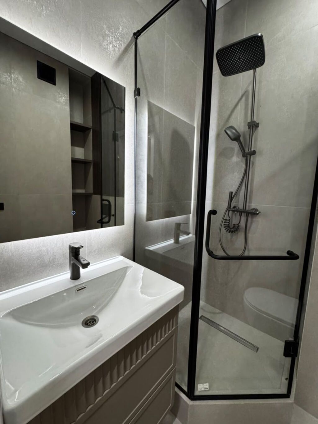 2 комнаты, 55 м², Асанбай мкр Элитка, 5 этаж, Дизайнерский ремонт: фото 7