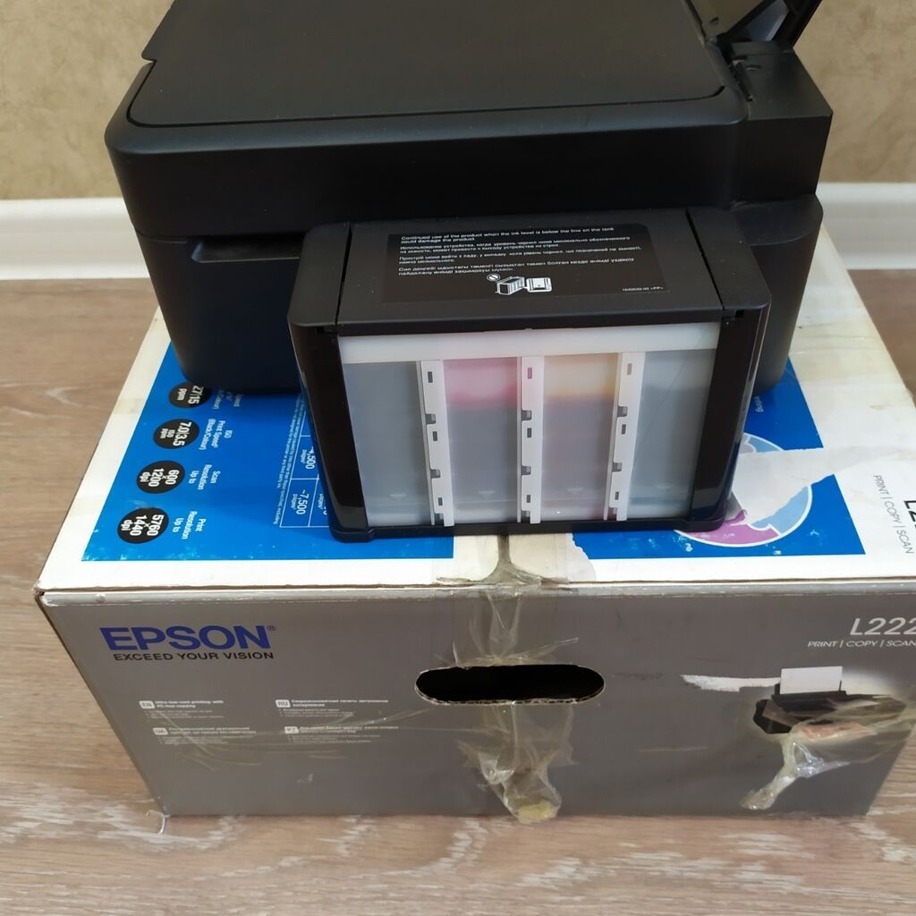 19000 KGS | 6 цветный принтер, Epson L805, полностью рабочий. Пример |  Бишкек ᐈ lalafo.kg | Объявление создано 13 Февраль 2022 04:47:35