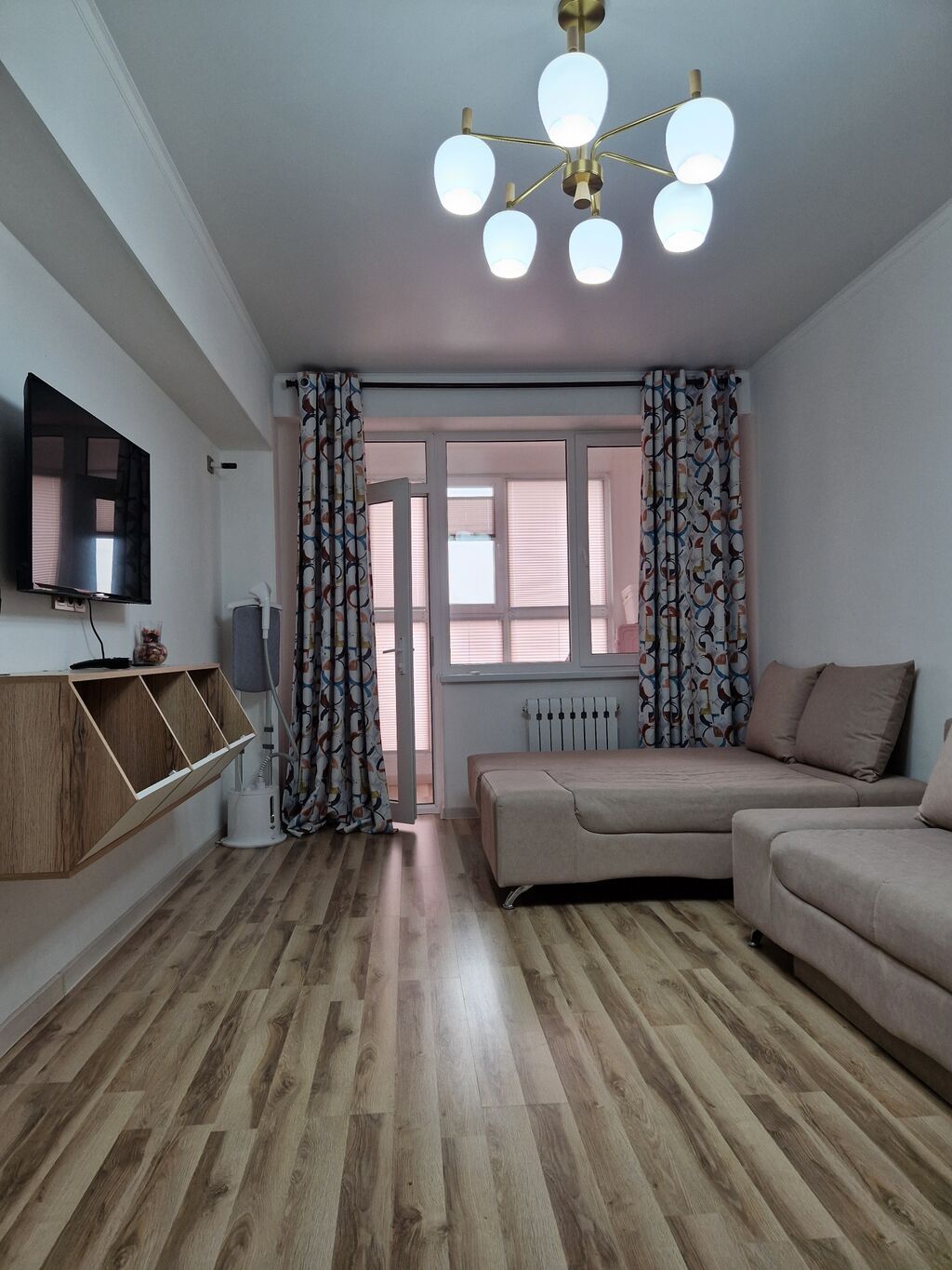 1 комната, 42 м², Тунгуч мкр Элитка, 5 этаж, Свежий ремонт: фото 4