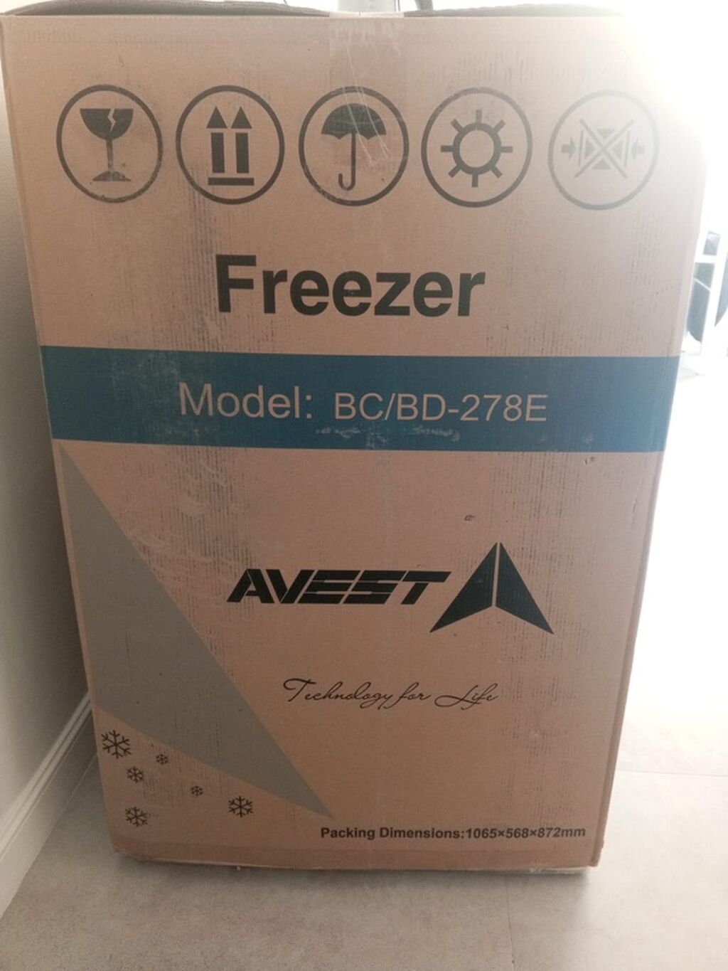Морозильник (freezer) AVEST, модель BC/BD-278E. Новый, недавно: фото 2