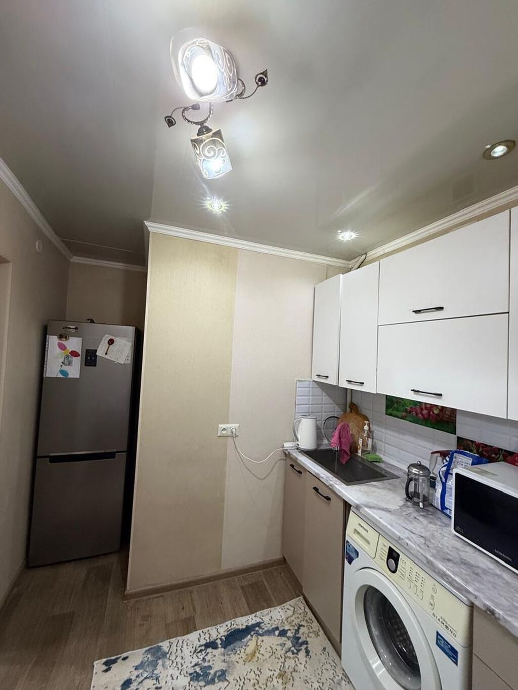 2 комнаты, 43 м², Центральная мечеть Хрущевка, 2 этаж, Косметический ремонт: фото 2
