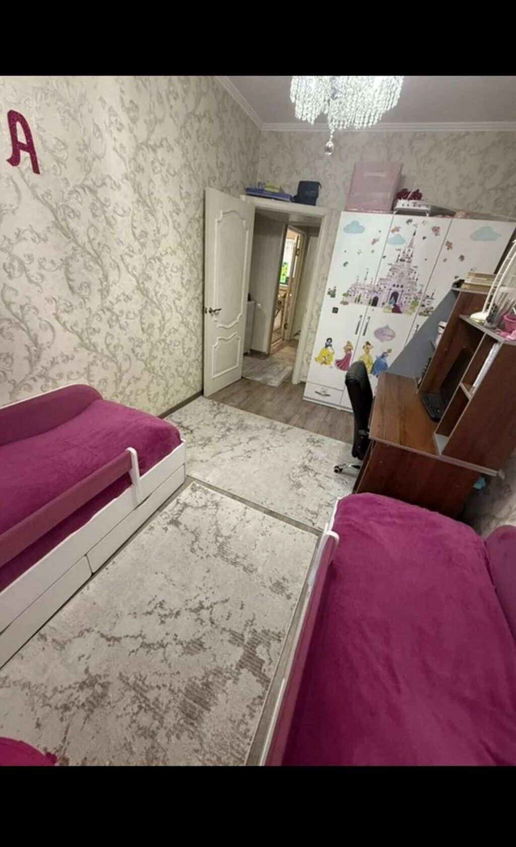 3 комнаты, 62 м², Аламедин-1 мкр 105 серия, 1 этаж, Евроремонт: фото 4