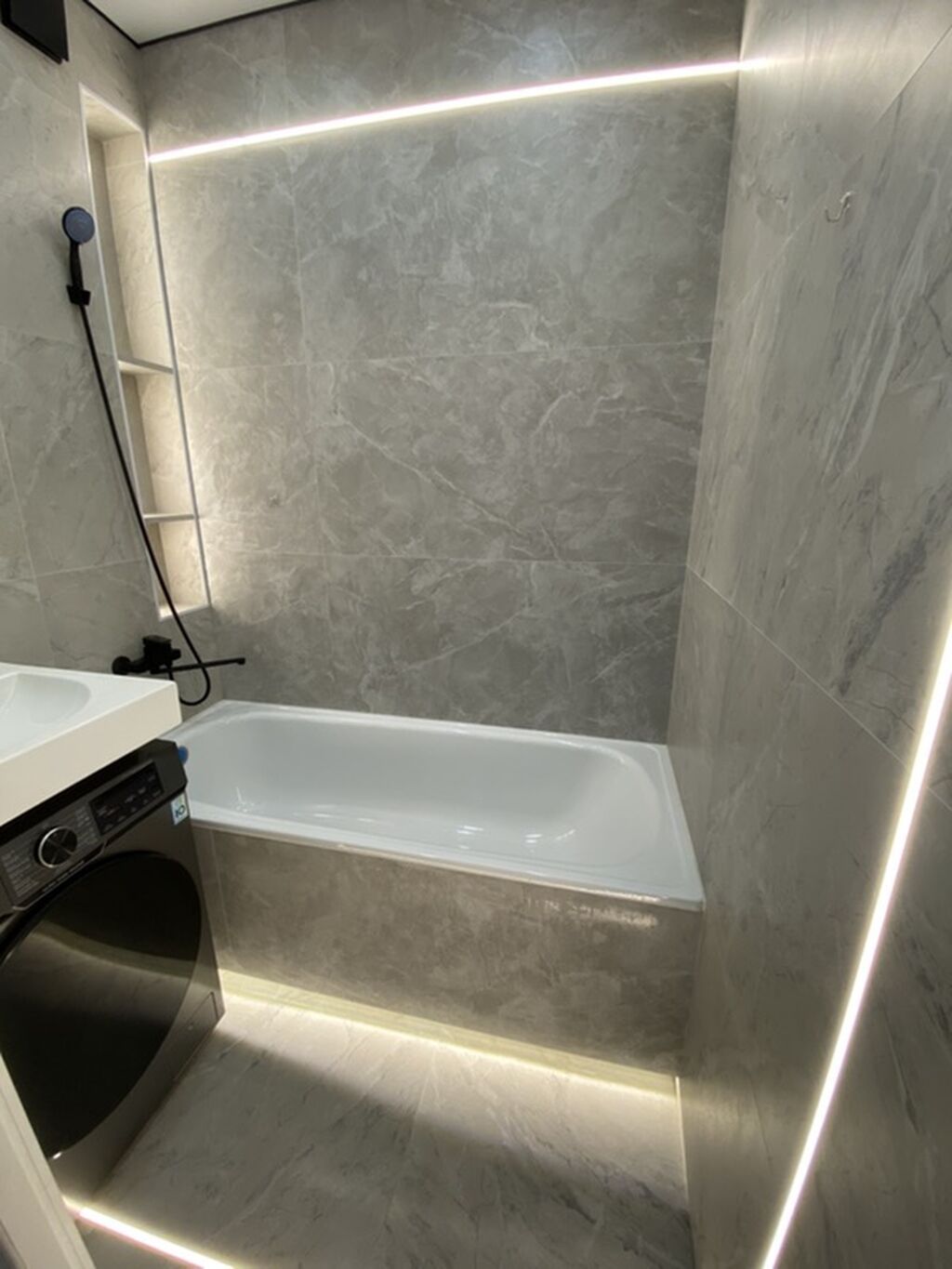 2 комнаты, 45 м², Ала-Арча ТРЦ 106 серия улучшенная, 3 этаж, Дизайнерский ремонт: фото 8