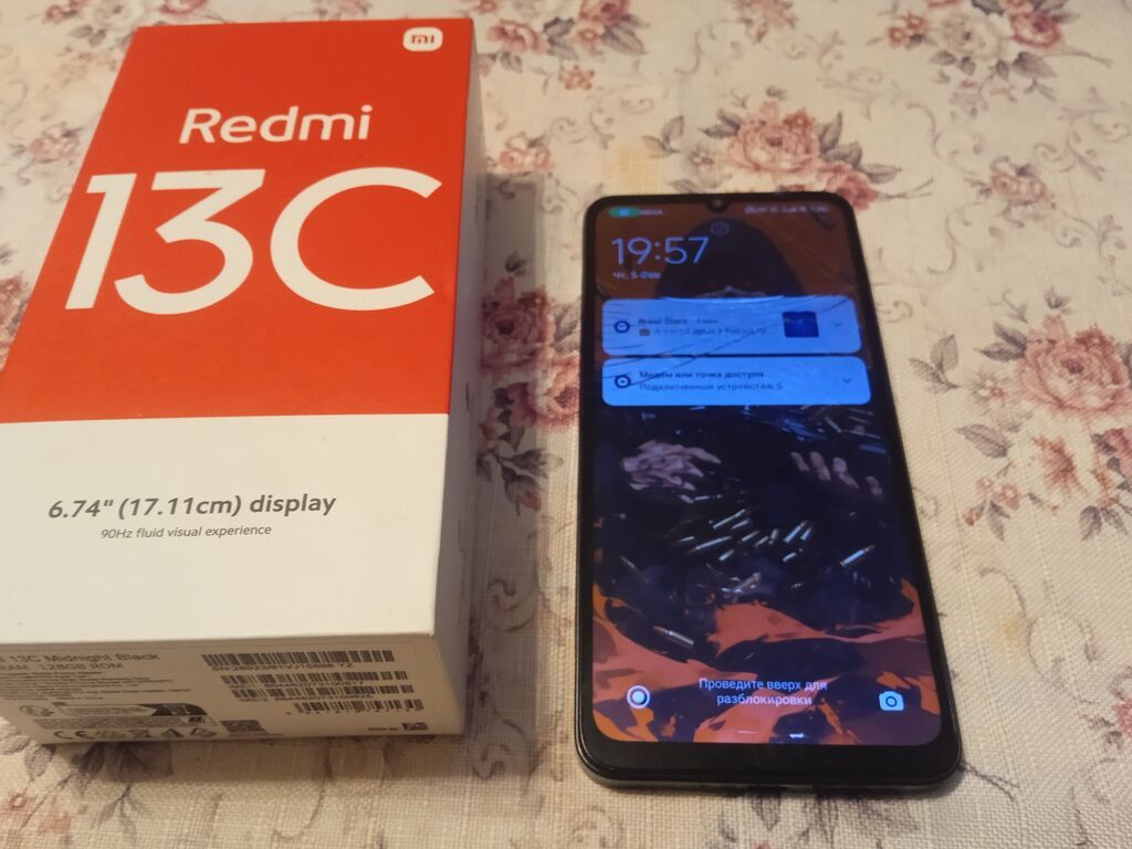 Redmi, Redmi 13C, Б/у, 128 ГБ, цвет - Черный, 2 SIM: фото 2