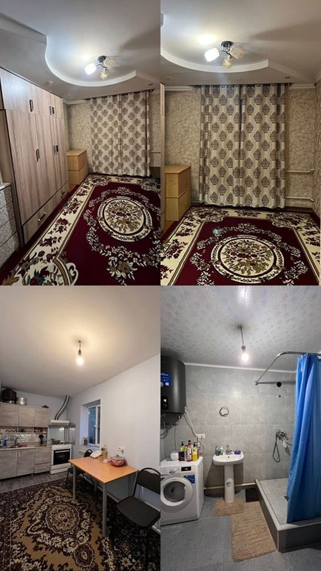 Уютная комната с отдельной кухней и просторным санузлом - Комната