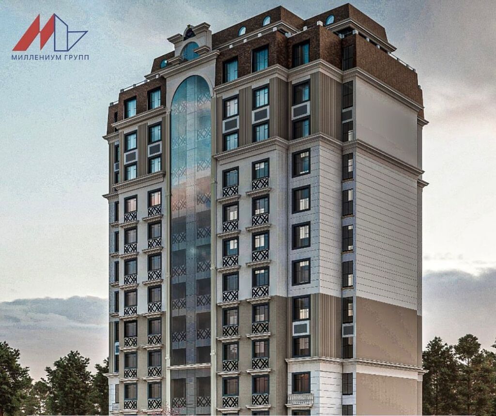 2 комнаты, 72 м², Фрунзе мкр., Элитка, 12 этаж, ПСО (под самоотделку): фото 3