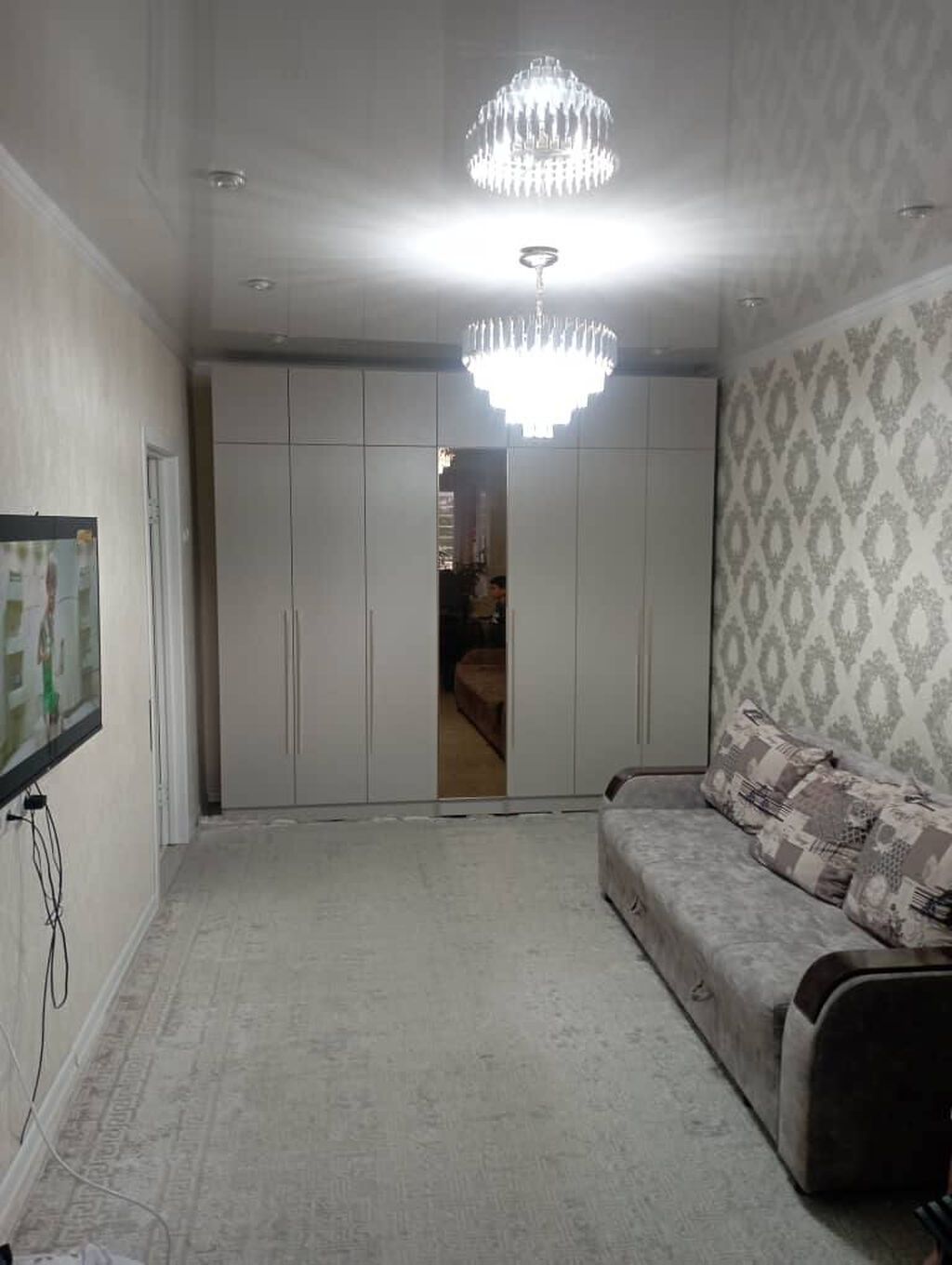 2 комнаты, 44 м², Аламедин-1 мкр Индивидуалка, 5 этаж, Евроремонт: фото 8