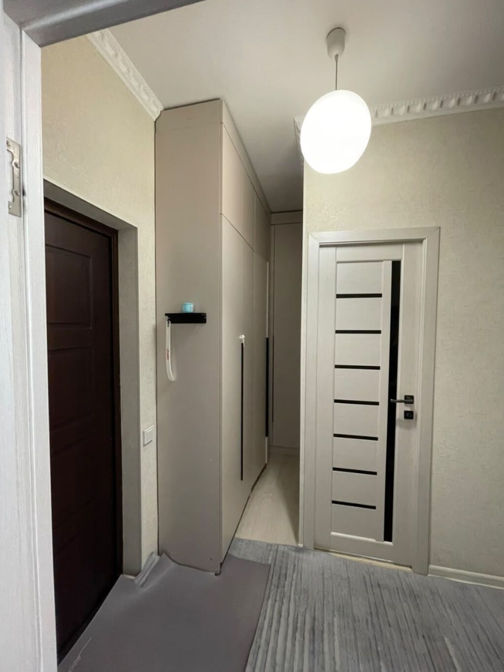 1 комната, 45 м², Пишпек 106 серия улучшенная, 8 этаж, Евроремонт: фото 7