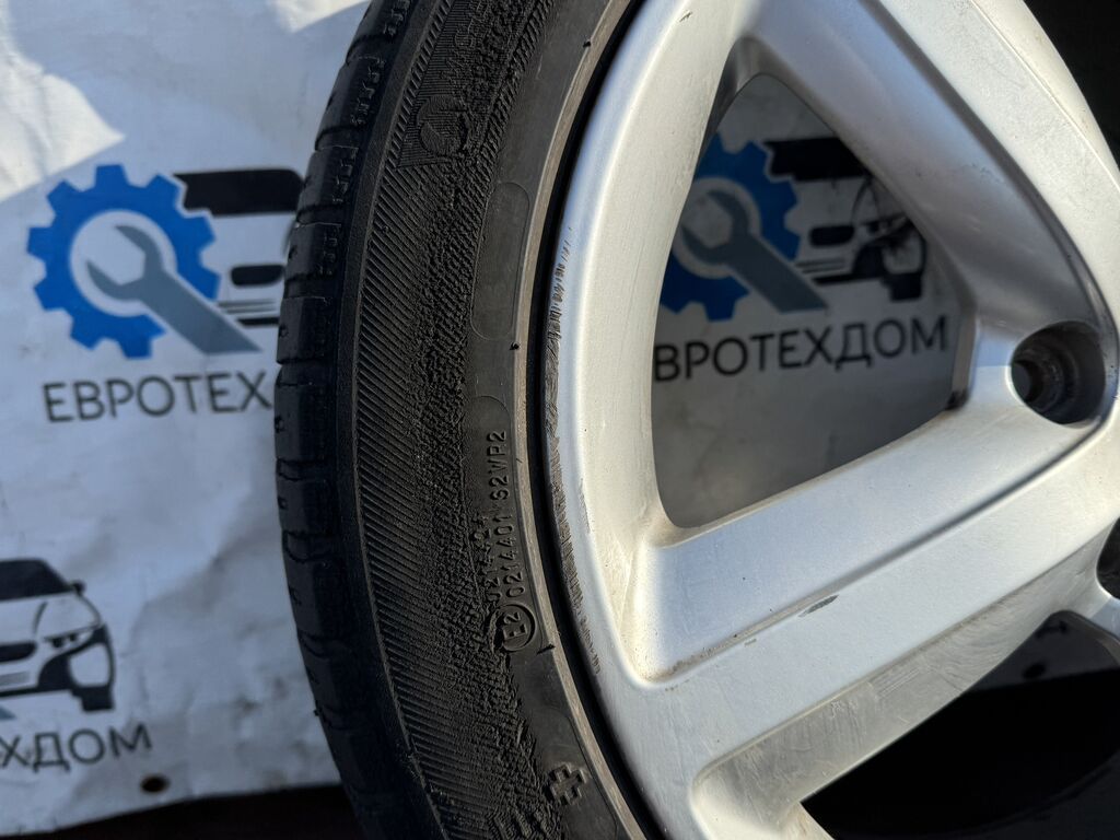 Колеса в сборе 225 / 45 / R 17, Лето, Б/у, Комплект, Легковые, Литые, отверстий - 5: фото 8
