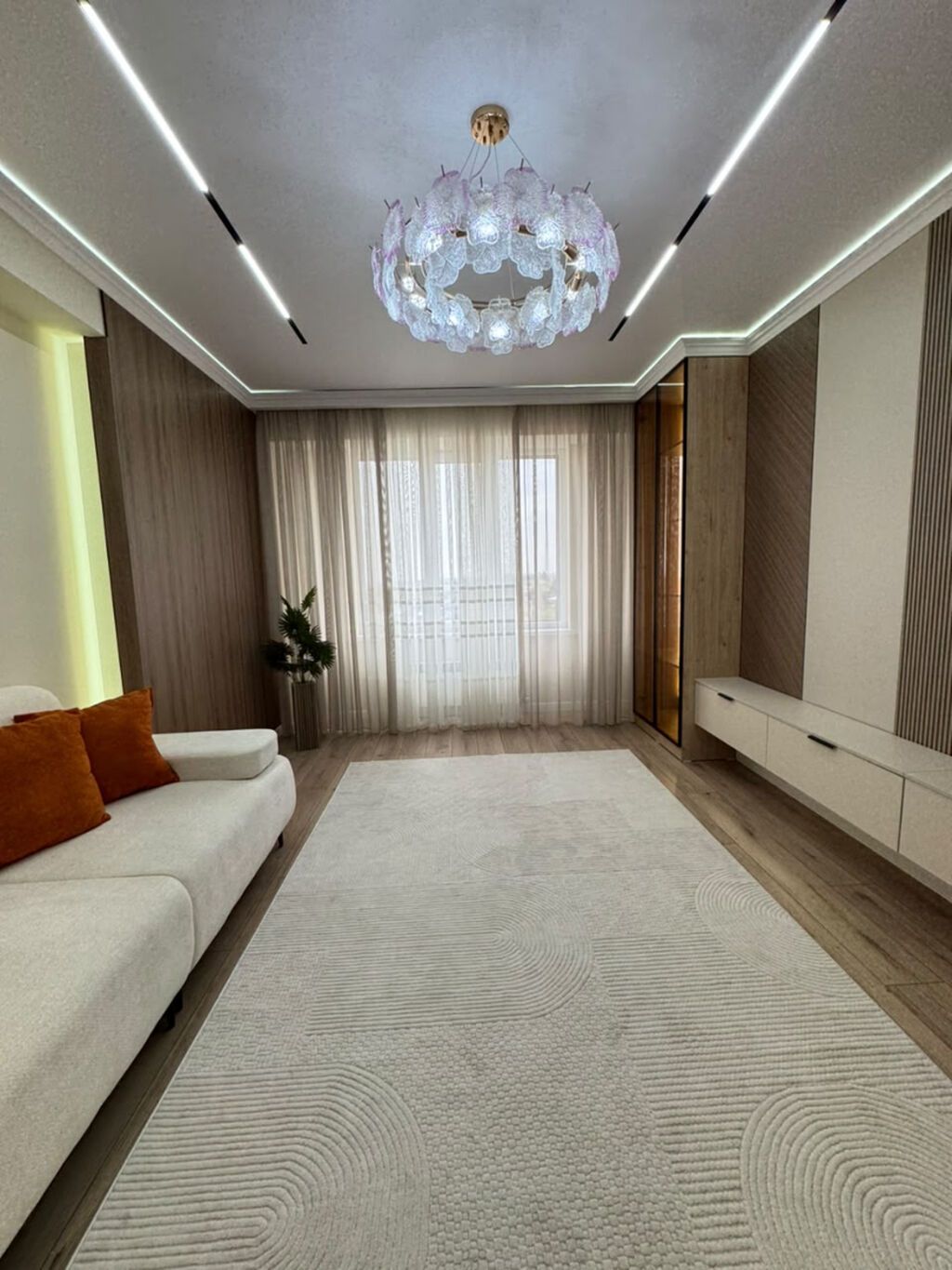 2 комнаты, 66 м², Кок-Жар ж/м Элитка, 12 этаж, Свежий ремонт: фото 5