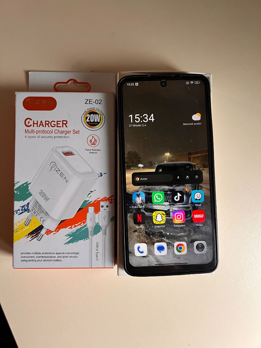 Redmi Note 13, 256 GB, rəng - Qara, Face ID