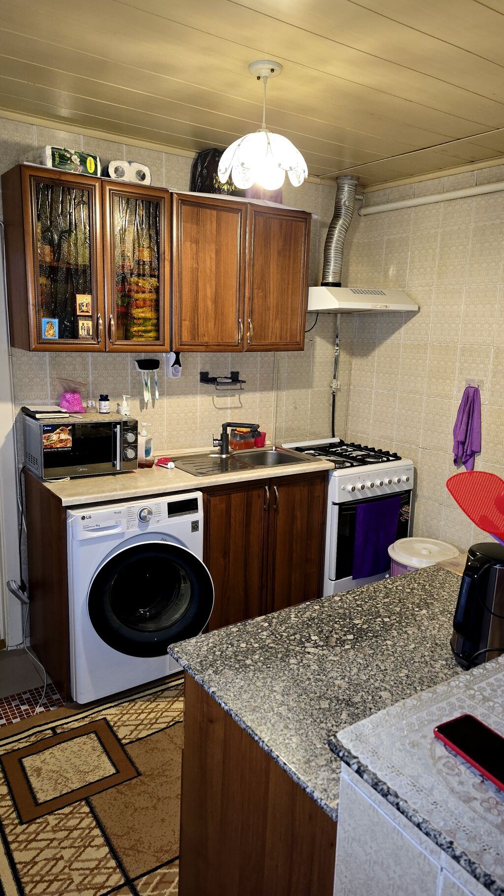 Продам дом в городе Кант во втором микрорайоне.Все в шаговой: фото 8