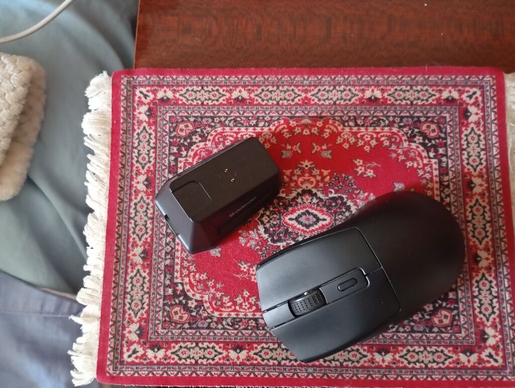 Беспроводная игровая мышь Defender с док-станцией зарядки -: фото 1