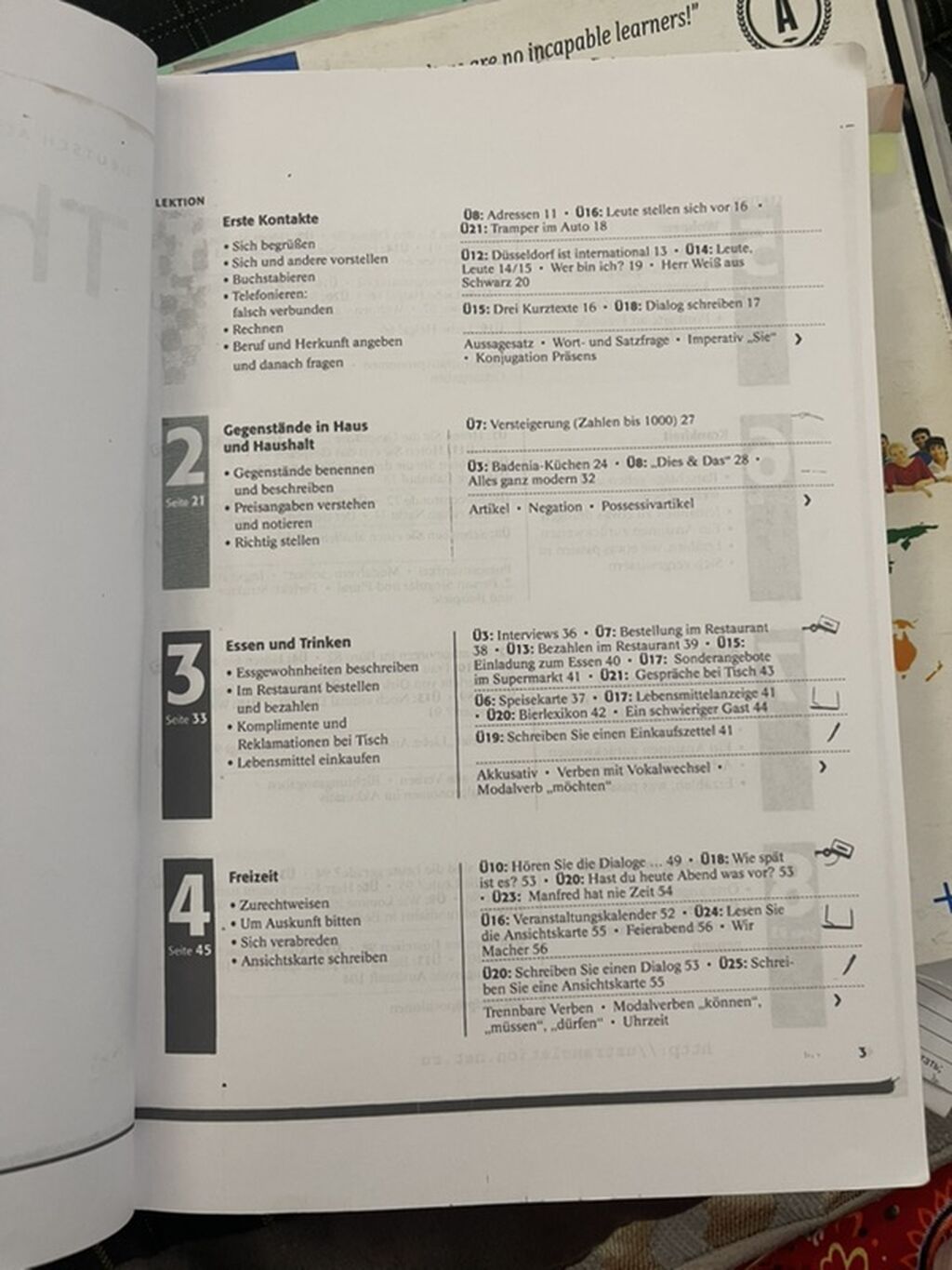 Учебник немецкого языка Themen aktuell 1. Kursbuch (уровень A1): фото 2