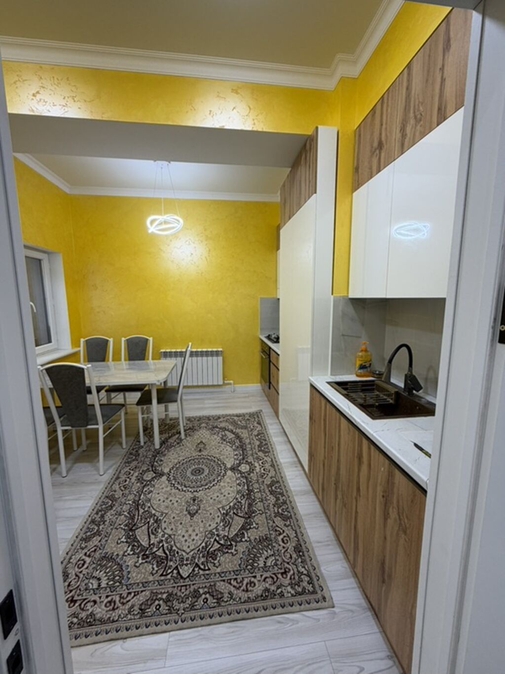3 комнаты, 103 м², сквер Тоголок Молдо Элитка, 4 этаж, Дизайнерский ремонт: фото 8