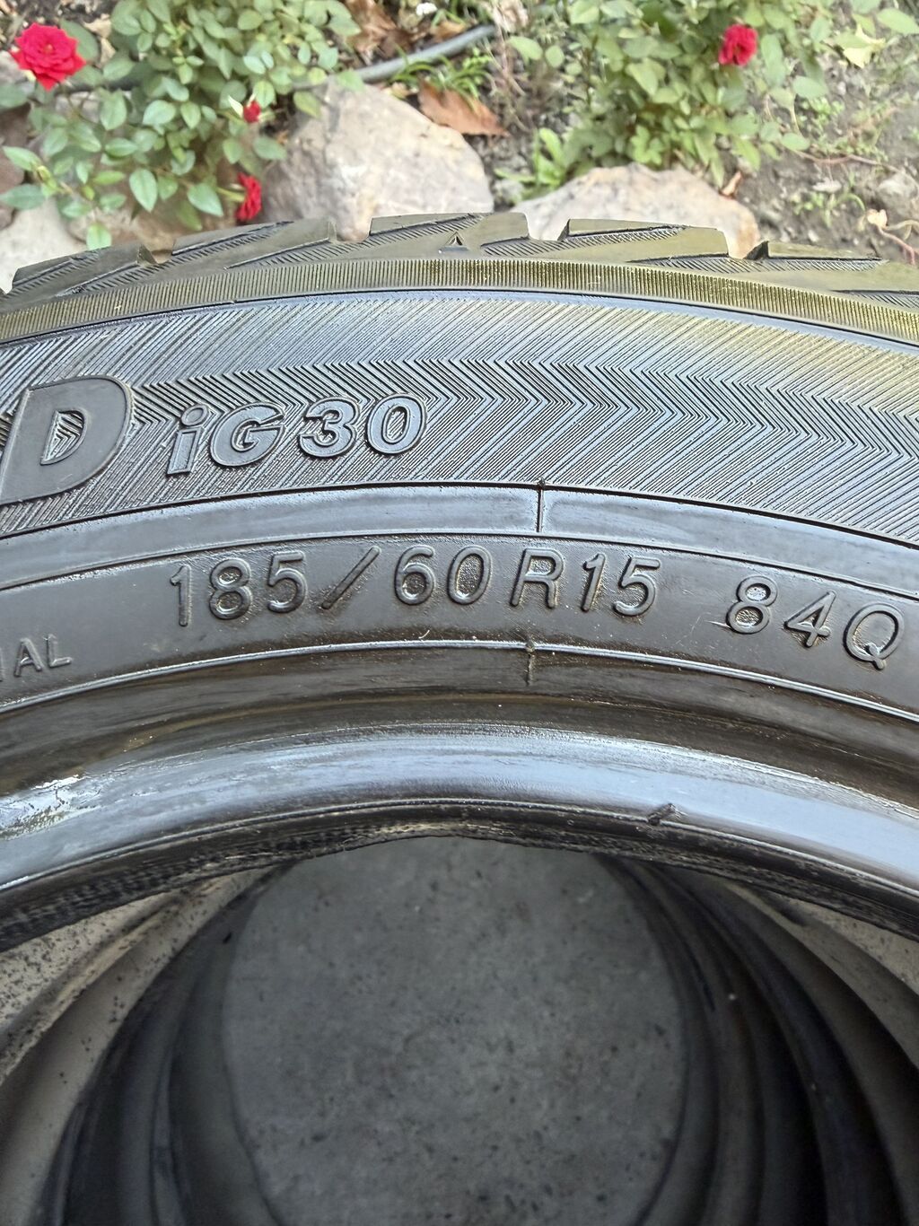 Шины 185 / 60 / R 15, Зима, Б/у, Комплект, Легковые, Япония, Yokohama: фото 4