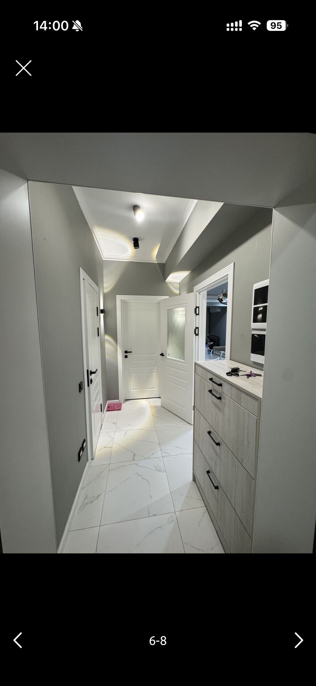 2 комнаты, 51 м², Верхний Джал Элитка, 3 этаж, Дизайнерский ремонт: фото 6