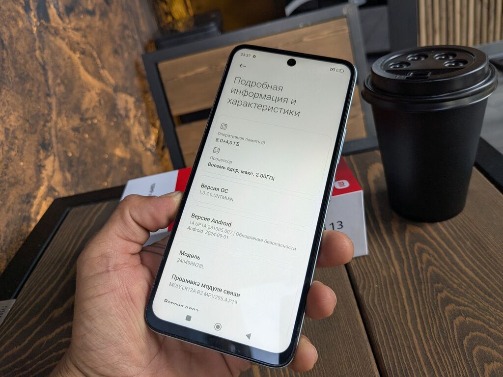 Redmi, Redmi 13, Б/у, 256 ГБ, цвет - Голубой, 1 SIM, 2 SIM: фото 3
