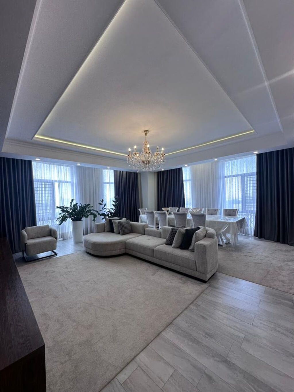 4 комнаты, 158 м², Асанбай мкр Элитка, 12 этаж, Дизайнерский ремонт: фото 5