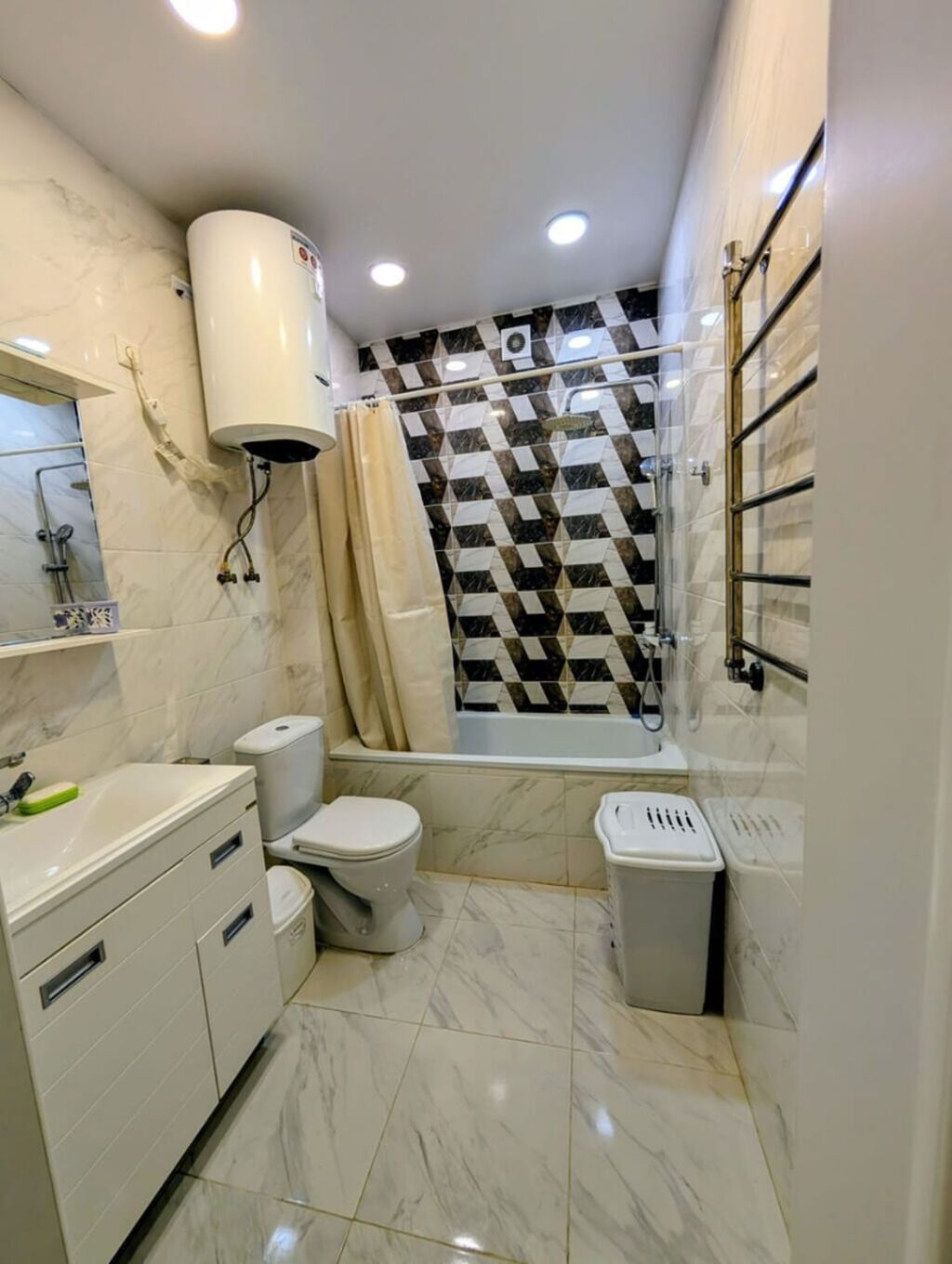 3 комнаты, 83 м², Джал-29 Элитка, 8 этаж, Евроремонт: фото 8