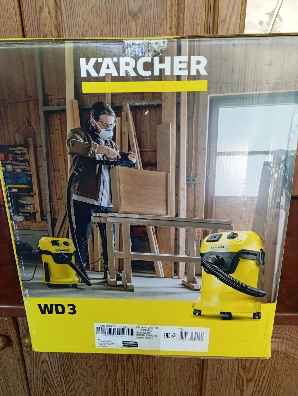 Пылесос Karcher Wd 3 с розеткой 17литров строительный также же можно: фото 7