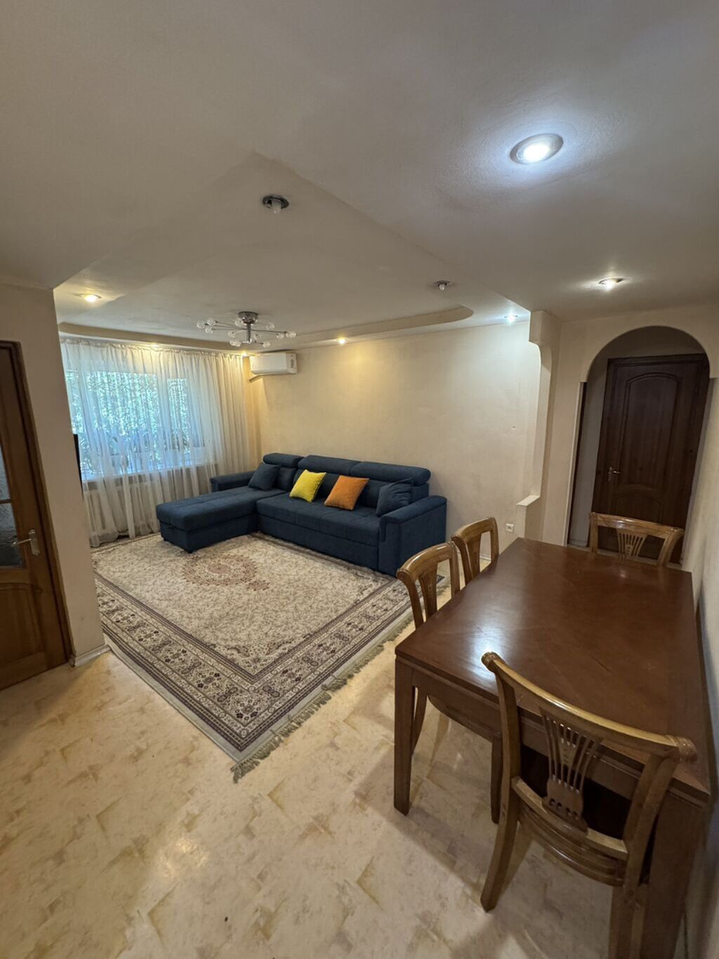 3 комнаты, 56 м², Центральная мечеть Индивидуалка, 1 этаж, Косметический ремонт: фото 4