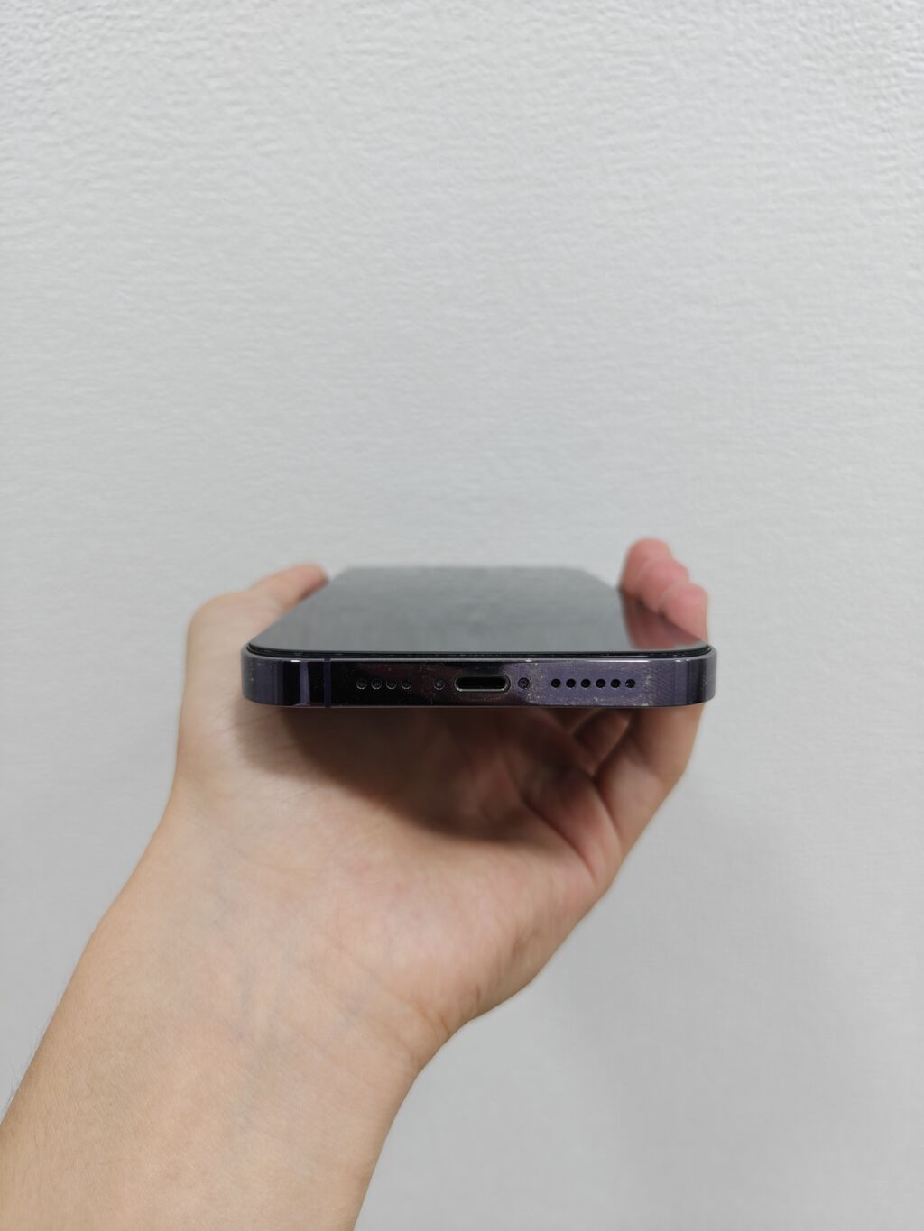 IPhone 14 Pro Max, Б/у, 256 ГБ, Deep Purple, Защитное стекло, Коробка, 80 % — фото 3