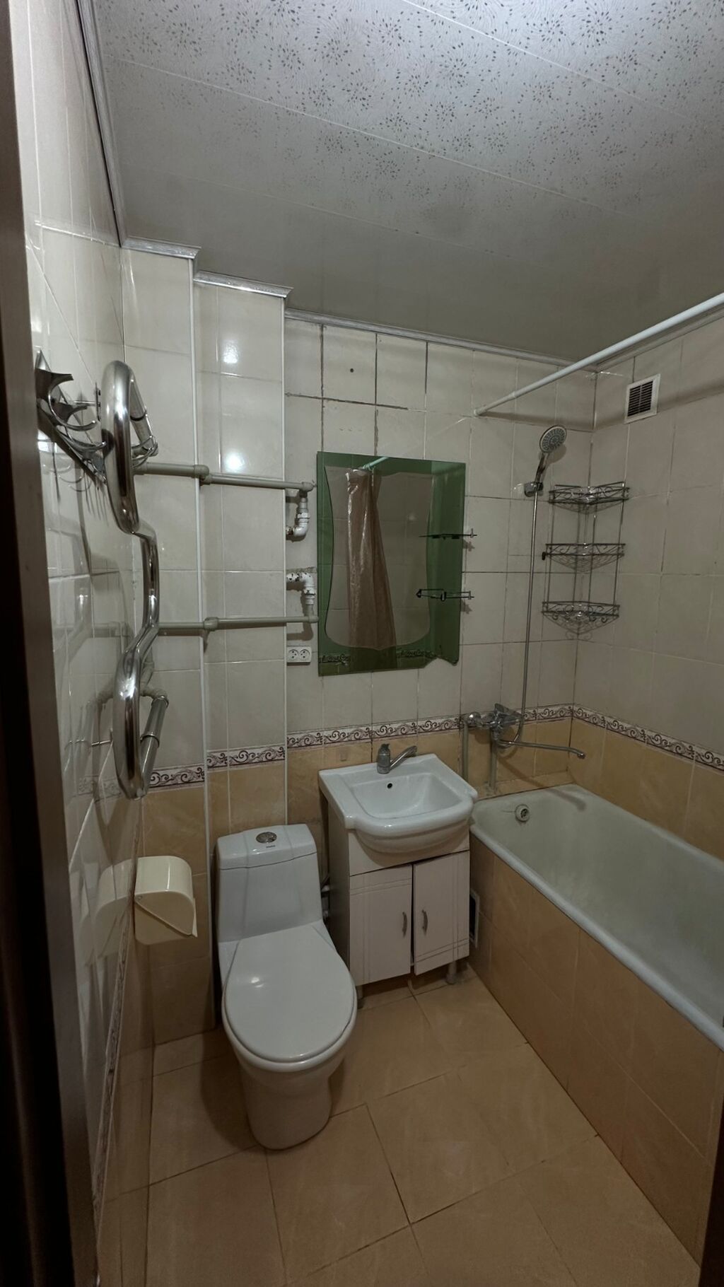 3 комнаты, 58 м², Центральная мечеть 104 серия, 4 этаж, Косметический ремонт: фото 8
